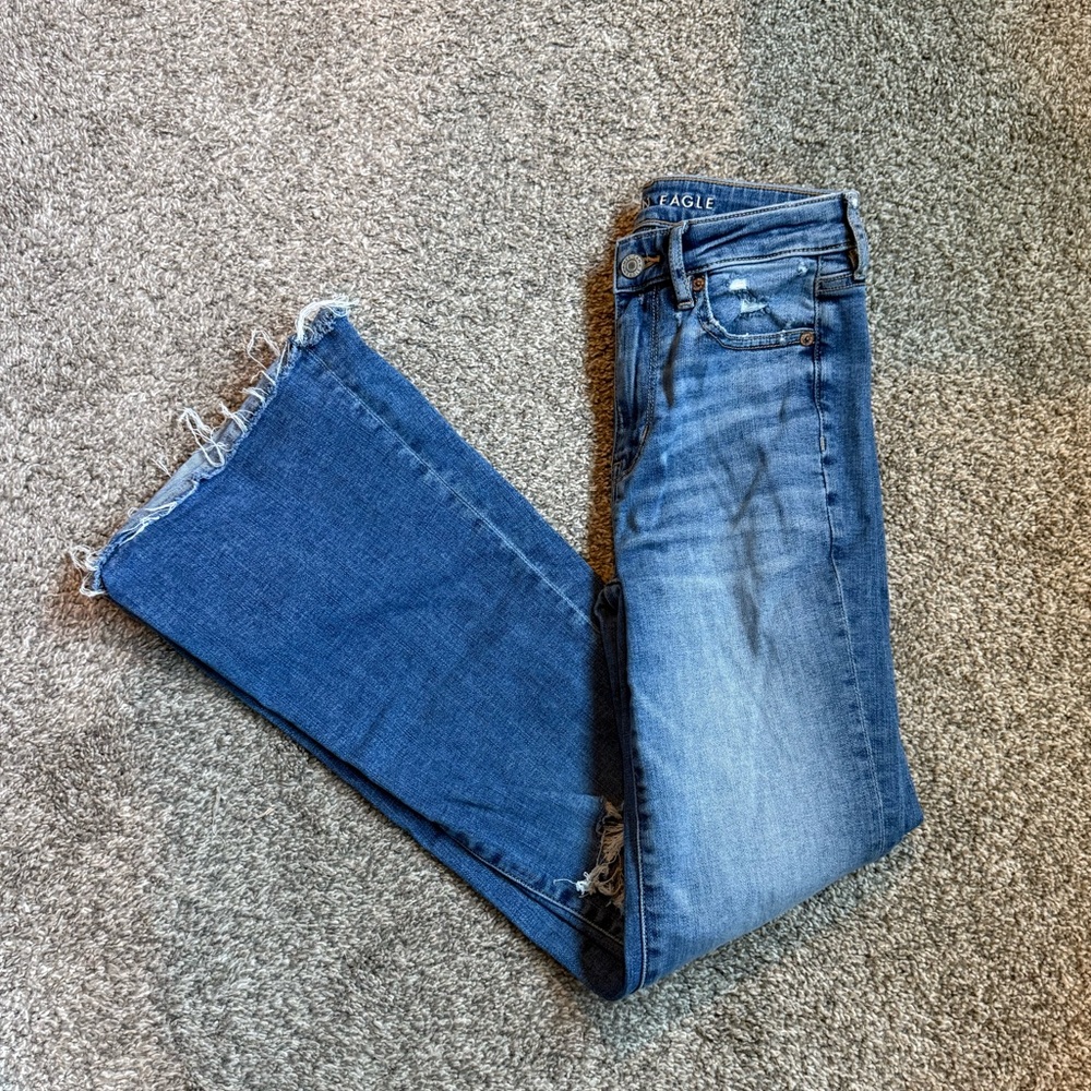 American Eagle Super High Rise Flare